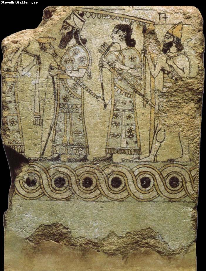 unknow artist Who brought the soldiers from the Assyrian Naxi dial II